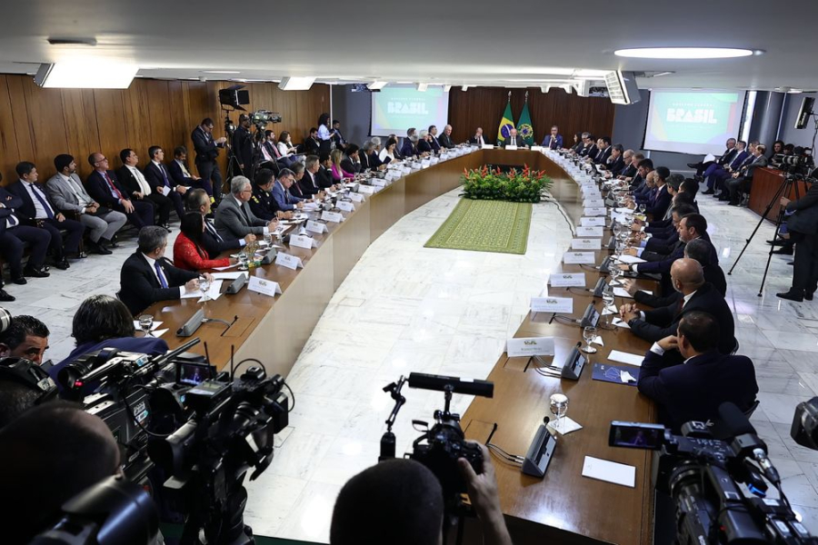 Em reunião com Lula e governadores, Rafael Fonteles destaca avanços do Piauí na área da segurança 